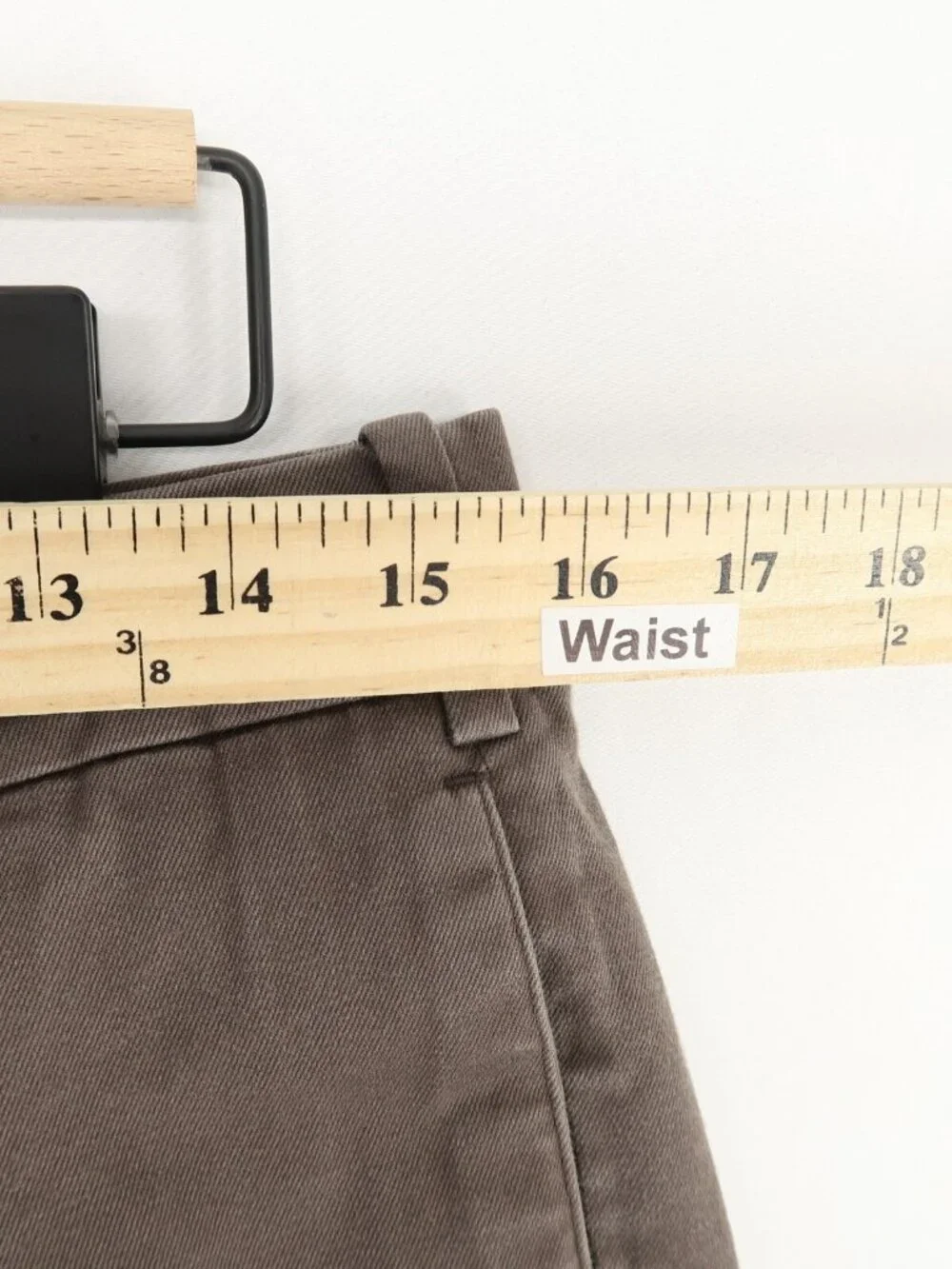 Hill‎ City Everyday Pant Mens 32X32 Washed Brown Stretch Chino